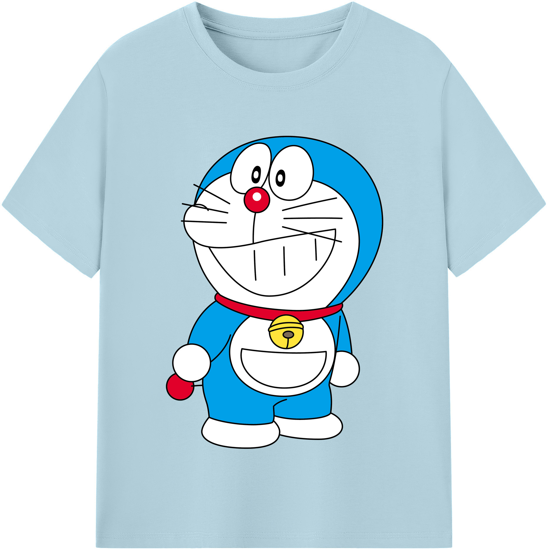 （画像用） ドラえもん Doraemon 綿100％半袖Tシャツ（フロントプリント）